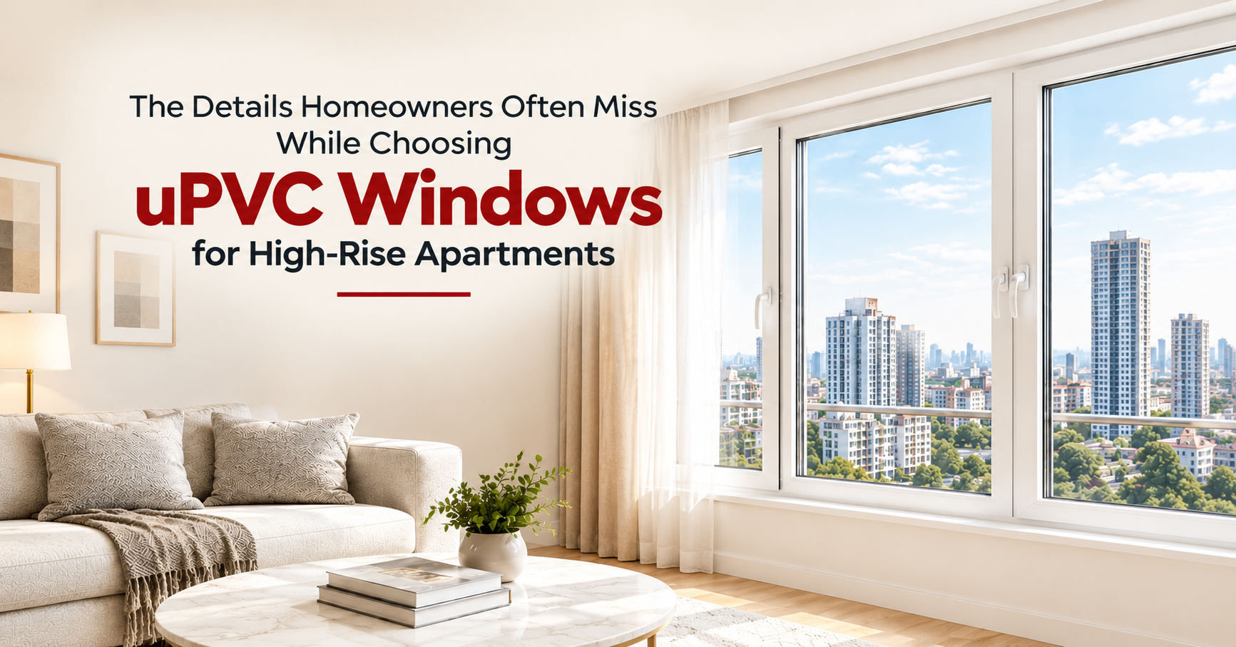 You are currently viewing The Details Homeowners Often Miss While Choosing uPVC Windows for High-Rise Apartments
