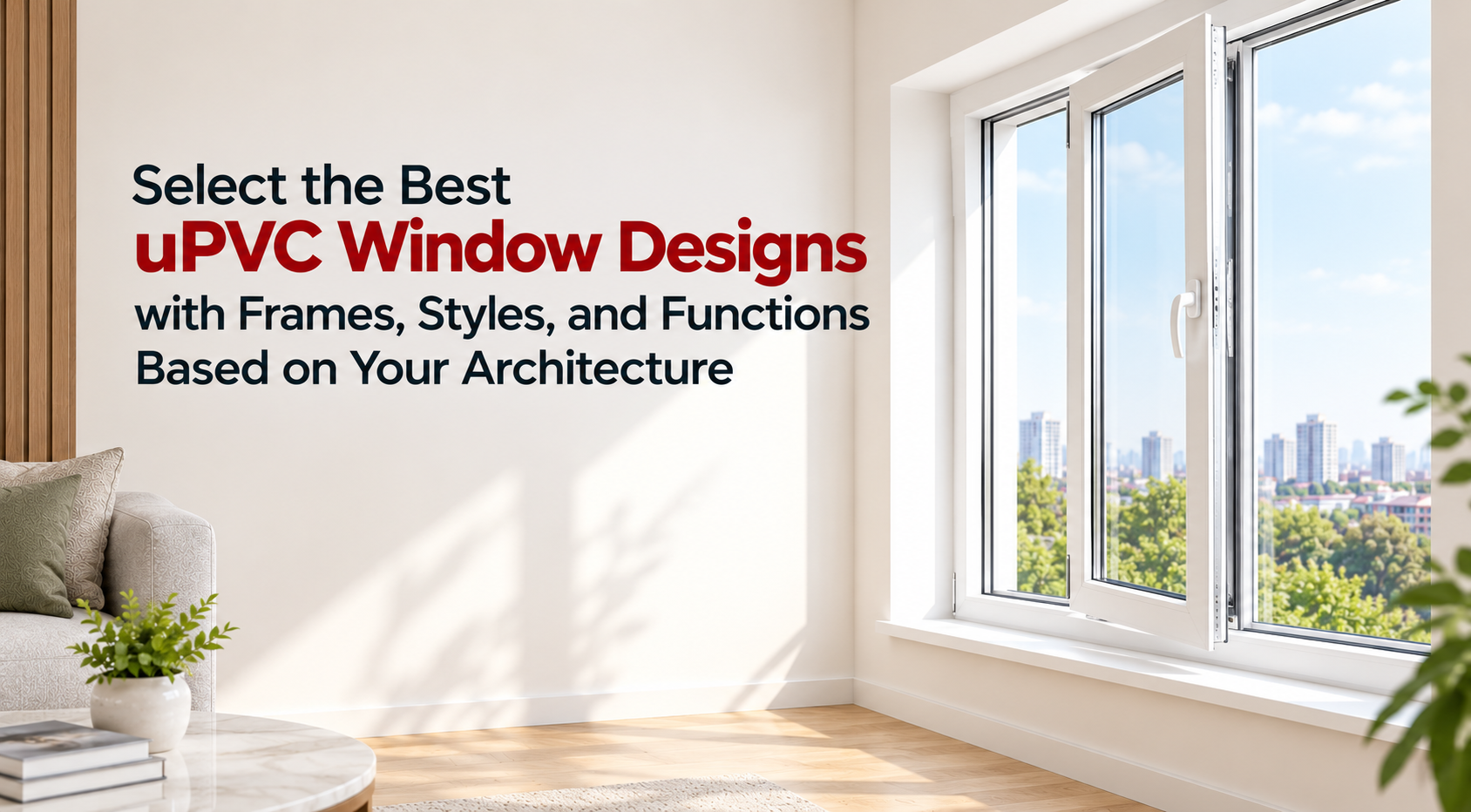 You are currently viewing Select the Best uPVC Window Designs with Frames, Styles, and Functions Based on Your Architecture