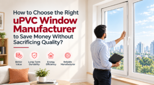 Read more about the article How to Choose the Right uPVC Window Manufacturer to Save Money Without Sacrificing Quality?